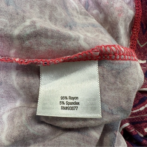 a.n.a Maxi Slip Dress Women’s M Sleeveless Paisley Strech - Picture 9 of 10